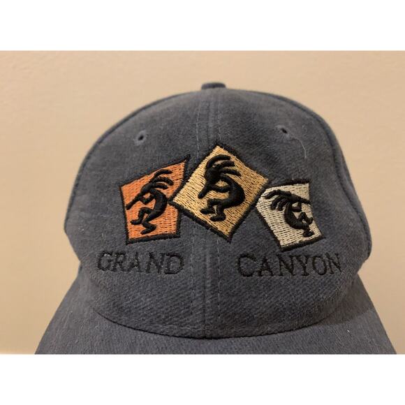Grand Canyon Blue Adjustable Strapback Hat Fred Harvey Trading Company - Picture 3 of 10